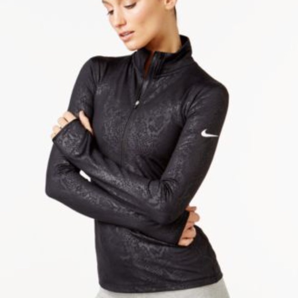 Nike Pro-Fit Embossed Vixen Pullover Zip-Up